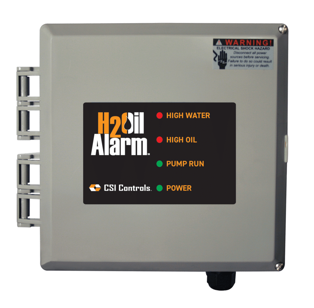 H2Oil Alarm™ System Senses Oil in Tank CSI Controls